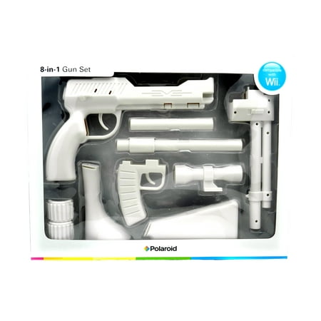 Polaroid Zapper 8-in-1 Gun Set  for Nintendo Wii (Best Wii Light Gun)