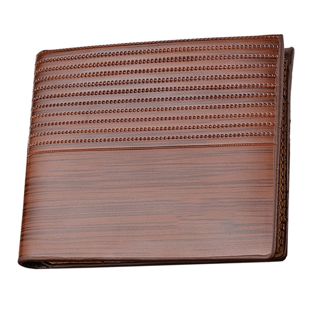 1 Uds. Cartera corta para hombre, cartera de negocios a la moda para hombre, Clip de cuero para estudiante