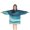 Teal And Gold, variant on Gray Gold Hexagon Marble Pattern Blanket Hoodies for Kids 6-13YR Oversize Wearable Blanket Hoodies for Boys Girls Teens
