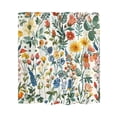thumbnail image 2 of Fmbmuo Wildflower Shower Curtain 72x47 Inch Waterproof Quick-Dry Polyester Bathroom Curtain with 12 Hooks No-Drill Floral Decor,Multicolor, 2 of 5