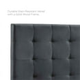 thumbnail image 6 of Modway Paisley Tufted Full/Queen Performance Velvet Headboard in Gray, 6 of 6