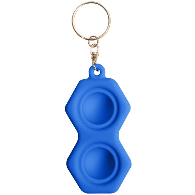 2021 New Fidget Dimple Toy Keychain Pendent, Silicone Bubbles Flipping Board Toy, Stress Relief Simple Sensory Dimple Toy for Concentration Training, Hand Exercise Educational Toy for Kid Adult (#06)