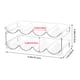 thumbnail image 3 of Estante De Almacenamiento De Plástico Estante apilable transparente para botellas de vino, organizador desmontable para tazas y botellas de agua (transparente) JASKFLY, 3 of 9