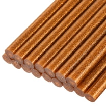 Uxcell Mini Hot Glue Gun Sticks 4-inch x 0.43-inch for Glue Gun, Glitter Silver 16pcs