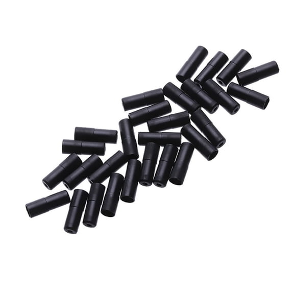 Yokua 100Pcs Black Housing Ferrule End Cap 4/ 5mm for Bike Brake Cable Wire Tip Cap