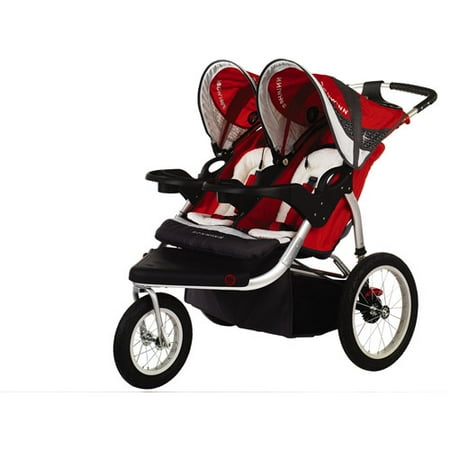 Schwinn  Turismo Double Jogging Stroller, Red  Walmart.com