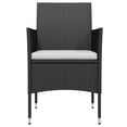 thumbnail image 3 of vidaXL Patio Dining Set with Cushions Garden Chair 3/5/7 Piece Multi Colors, 3 of 6