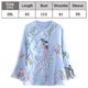 thumbnail image 2 of Camisetas bordadas de manga larga para mujer Blusas Étnicas Florales Pájaros Túnica Tops, Ropa Tradicional, 2 of 7