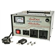 Simran AR-1500 Power Converter Regulator Stabilizer Voltage Transformer, 1500 WATT, Ivory