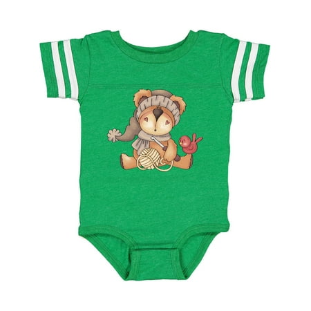 

Inktastic Winter Crochet Bear Gift Baby Boy Bodysuit