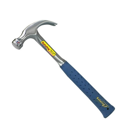 UPC: 0034139622611 | Estwing E3-12C Curved Claw Hammer  12 oz Head  Steel Head  11 in OAL  Blue Handle