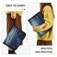 thumbnail image 4 of Accordion File Organizer with Zip Closure 13 Pockets Expanding File Folder Letter A4 Paper Document Organizer for Home Office Magical Night Sky with Fish, 4 of 7