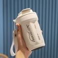 thumbnail image 1 of Taza de café 316 taza de aislamiento de acero inoxidable al aire libre de alto valor para estudiantes masculinos y femeninos taza de agua para automóvil taza de regalo blanca 480ml, 1 of 5