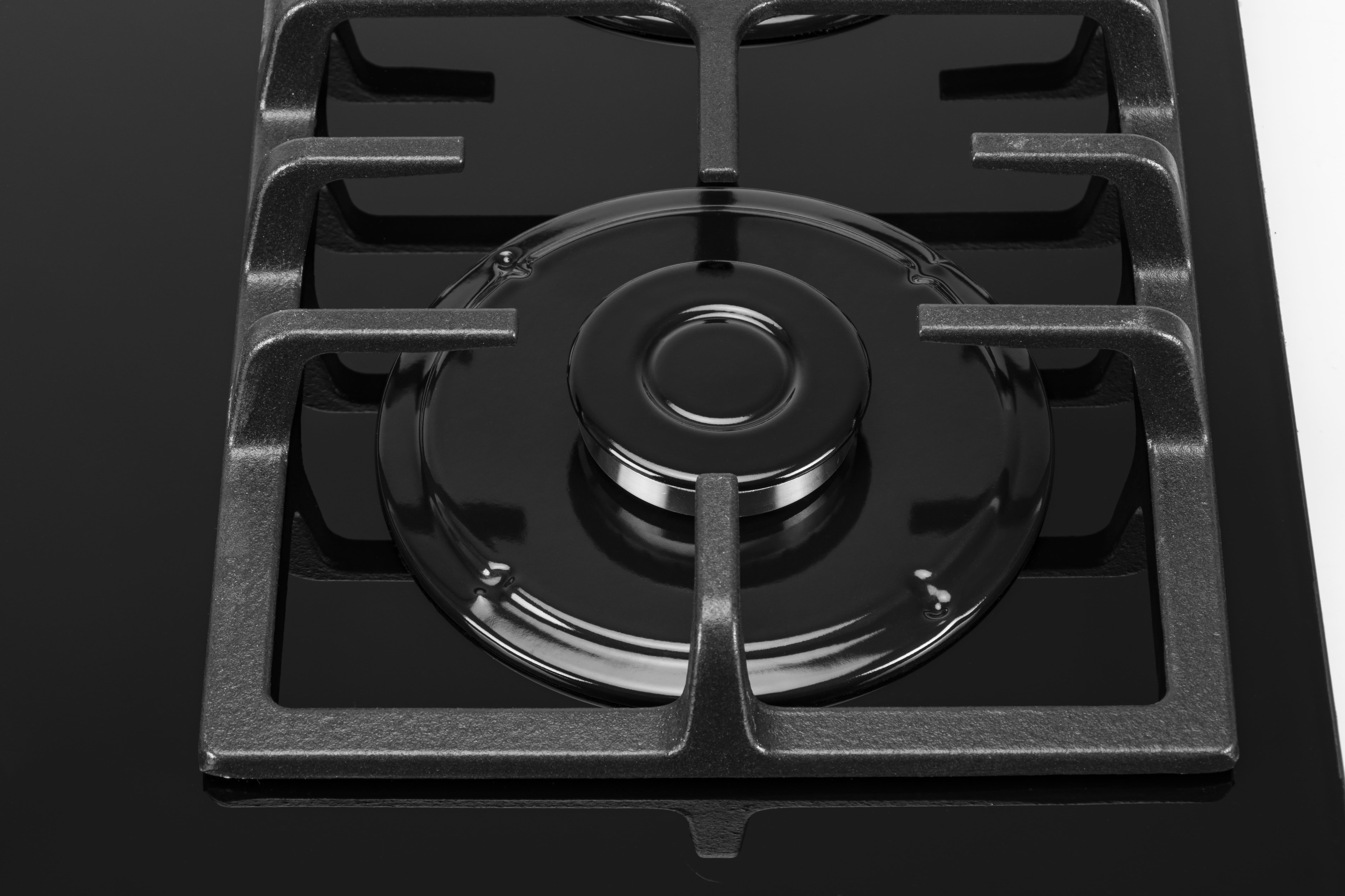 ABBA-36" Gas-on-Glass Cooktop with 5 Burners and Double Grates