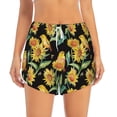 thumbnail image 2 of Fotbe Sunflowers And Bird Womens High Waist Running Shorts Athletic Workout Quick Dry Shorts for Women with Pockets Gym Yoga Summer Shorts-XX-Large, 2 of 9
