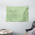 thumbnail image 1 of Green Tapestry, Circles of Various Tones Shades and Tints of Green Retro Style Geometrical Pattern, Wall Hanging for Bedroom Living Room Dorm Decor, 60W X 40L Inches, Green Cream, by Ambesonne, 1 of 2