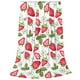 thumbnail image 2 of Fotbe Strawberry1 Manta de Franela Acolchonada con Estampado, Súper Suave y Esponjosa, Extra Grande para Sofá, Cama, Uso Todo el Año-60"x50", 2 of 7