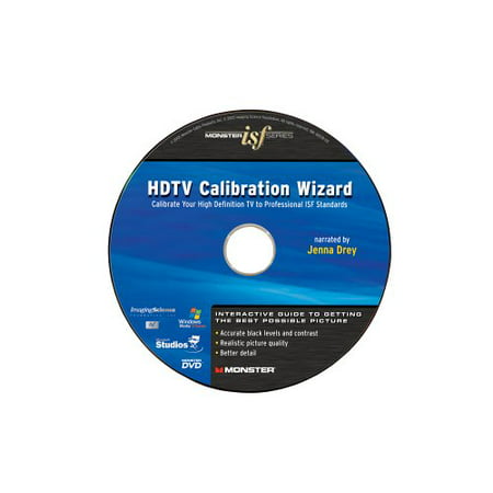 Monster/ISF HDTV Calibration Wizard DVD (Discontinued by (Best Hdtv Calibration Disc)