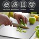 thumbnail image 3 of Titanium Cutting Board Double-Sided Titanium Kitchen Chopping Board-BSH, 3 of 5