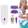 thumbnail image 1 of Afeitadora láser de inducción para piernas, afeitadora eléctrica indolora para el vello, luz azul, afeitadora para mujeres, instrumento para depilación de partes privadas y cuerpo entero, 1 of 4