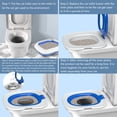 thumbnail image 3 of Cat Toilet Training Kit, Deatchable Design Cat Toilet Trainer Reusable ABS Material Stable Structure for Toilet Training on The Toilet and Pet Cleaning, 3 of 7