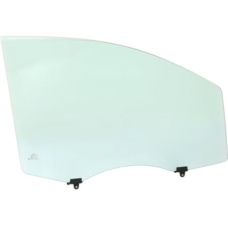 Door Glass Compatible with 2011-2020 Toyota Sienna Front, Right Passenger Green Tint FD24560 GTYN
