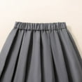 thumbnail image 5 of KkSLirnhs 8 Years Girls' Summer School Pleated Skirt with Lightweight Fabric and Stylish Design Lightweight School Uniform Pleated Ruffle Scooter Skirt Gray, 5 of 6