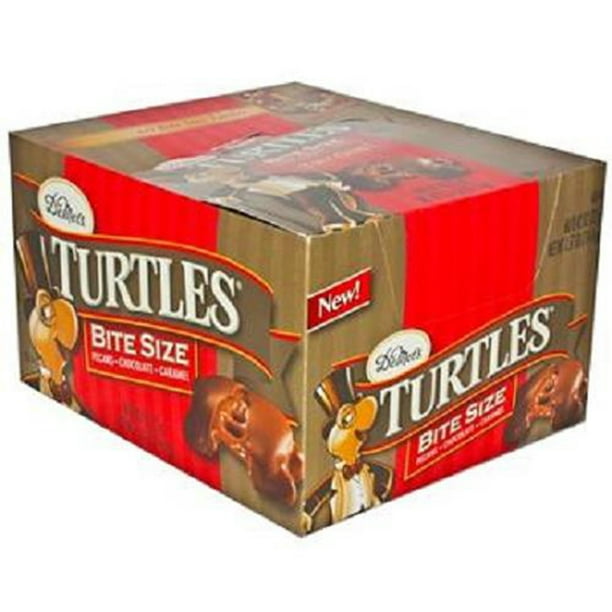 Product Of Turtles, Bite Size Pecans/Chocolate/Caramel Bars, Count 60
