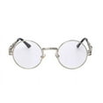 thumbnail image 2 of Steampunk Sunglasses / Silver Frame / Clear Lens 003, 2 of 4