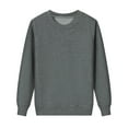 thumbnail image 2 of Vedolay Womens Clothes Long Sleeve Crew Neck Shirt Dark Gray,XL, 2 of 5