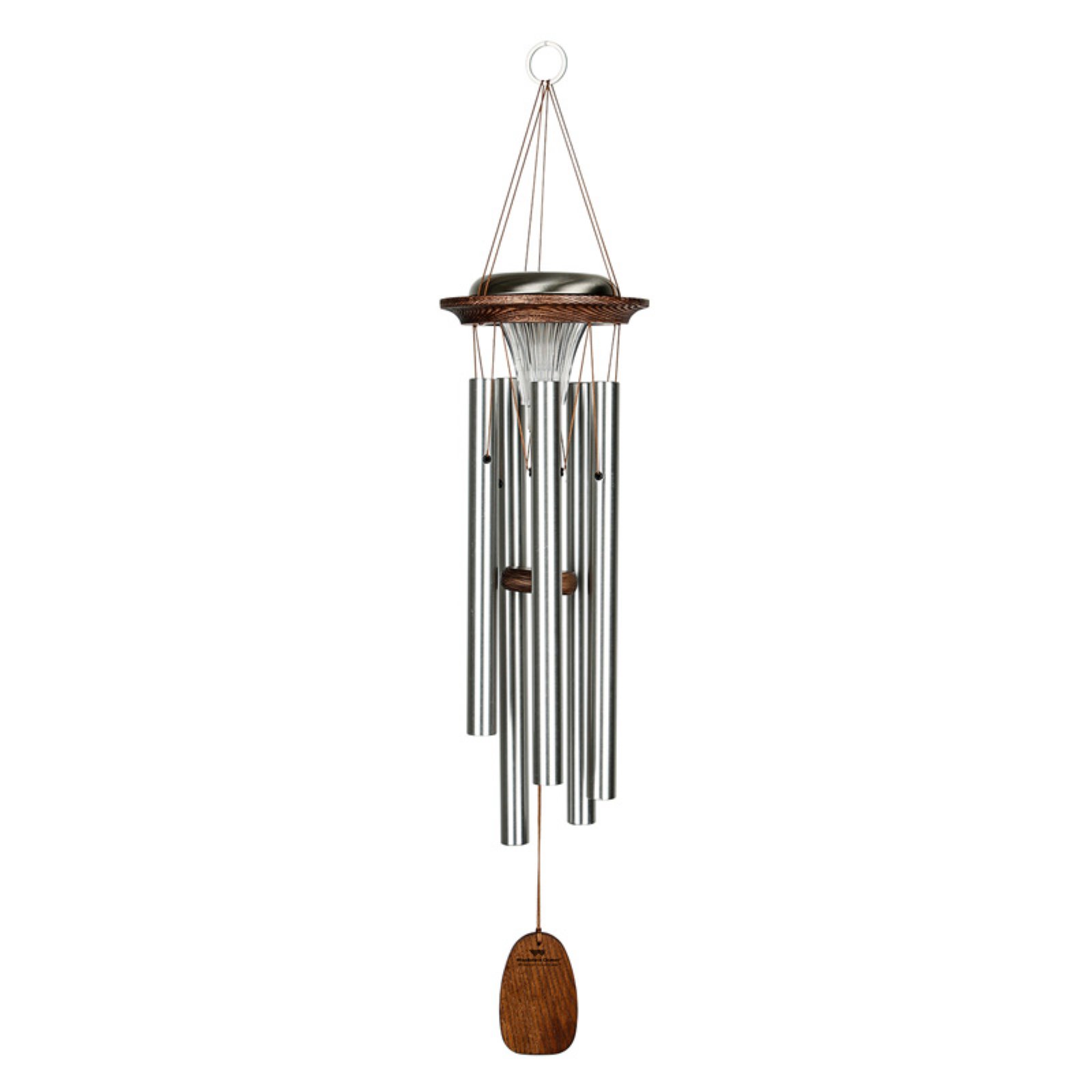 Woodstock Chimes 29 in. Moonlight Solar Wind Chime