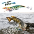 thumbnail image 4 of Señuelos de pesca de camarones de madera luminosa, 14cm, 20g, cebo Wobbler artificial (10), 4 of 8