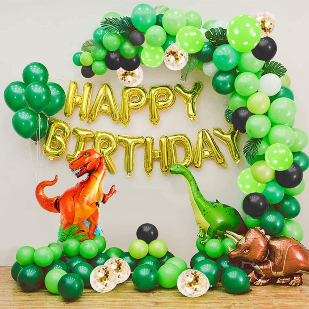 YANSION Birthday Party Decorations, Dinosaur Party Balloon Set