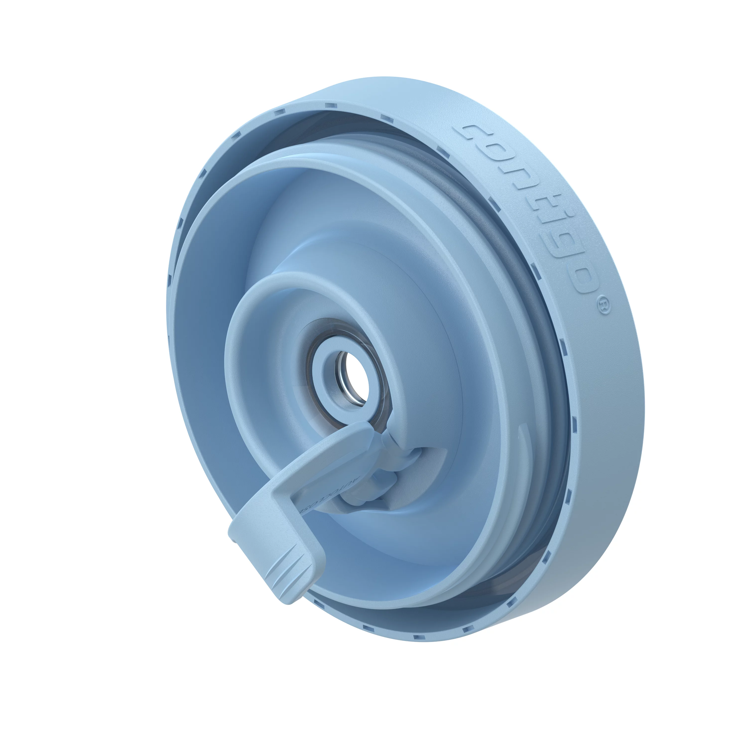 Contigo AUTOCLOSE Shake & Go Tumbler, 20 oz (591 mL), Water Bottle with Straw, Glacier, BPA-Free