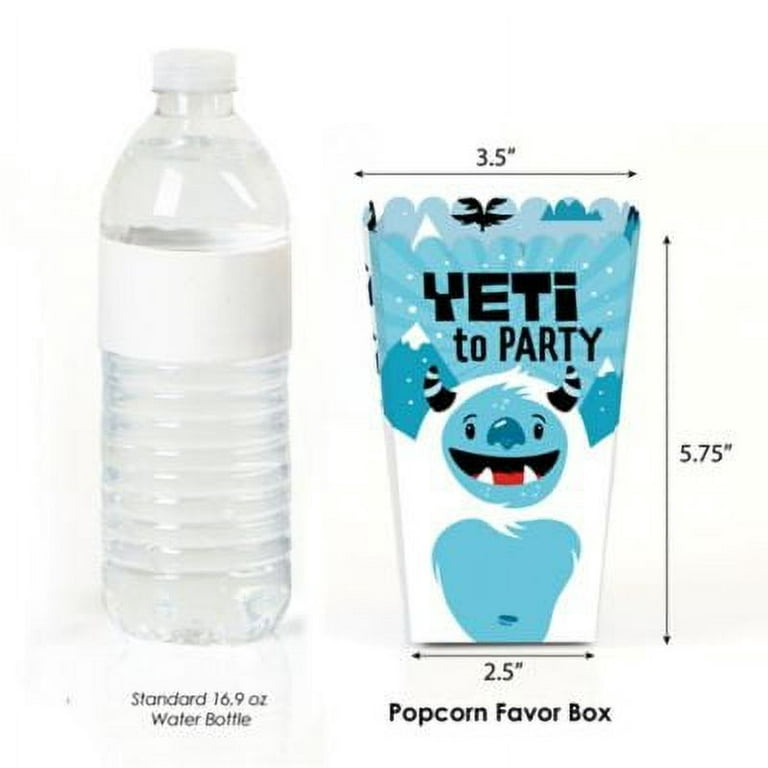 Big Dot of Happiness Yeti to Party - Party Mini Favor Boxes