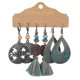 thumbnail image 1 of Pendientes colgantes/redondos étnicos bohemios para mujer, moda vintage, HQEF-0715, 1 of 3