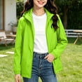 thumbnail image 6 of OGLCCG 2 Pack Kids Rain Jackets With Hood Full Zipper Waterproof Raincoat For Boys Girls Casual Fall Winter Windbreaker Jacket Size 3-12, 6 of 6