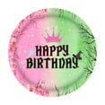 thumbnail image 1 of New Edge Wiping Witch Theme Decoration Birthday Decoration Plate Tissue Paper Cup Flag Pulling Set, 1 of 5