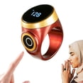 thumbnail image 1 of Smart counter ring, Muslim digital ring, electronic hand press counter, prayer time, digital display hand press counting ring, automatic size adjustment, 1 of 8