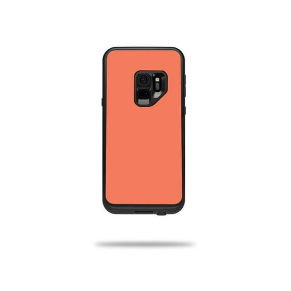 MightySkins LIFSGS9-solid salmon Skin for Lifeproof Samsung Galaxy S9 Fre Case - Solid Salmon