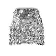 thumbnail image 5 of Abomasnow Sequin Skirt for Women Stretchy Bodycon Mini Skirts Sexy Sparkly Skirt Night Out Cocktail Party Glitter Shiny Skirt, 5 of 9