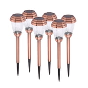 Smart Solar Charleston 6 pack Solar Pathway Lights Copper