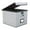 Light Grey, variant on File Storage Box with Lid Hanging Office Document Organizer Metal Handle Legal Letter Size Foldable File Storage Bin