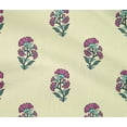 thumbnail image 4 of oneOone Cotton Flex Light Yellow Fabric Floral Block Craft Projects Decor Fabric Printed By The Yard 40 Inches, 4 of 4