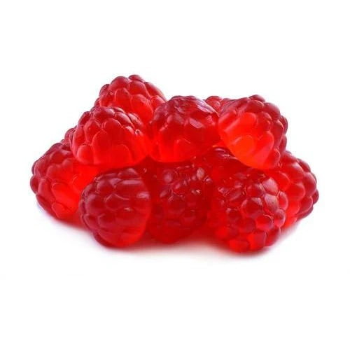 Gummy Raspberries Candy by Nuts To You | Chewy Raspberry-Flavored Gummies | Sweet Snack Treats | Made with Real Gelatin | Artificial Flavors
