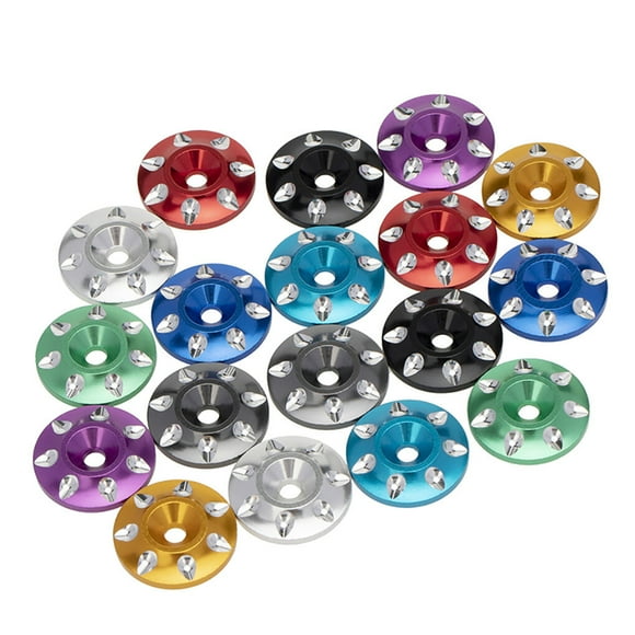 Maoww 2 Pieces RC Car Gasket Sturdy Practical Tail Protection Spacer Useful Creative Tail Gaskets Replacement for 1/10 Car green