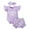 Purple, variant on Gubotare Baby Girl Outfit Baby Girl Outfit Short Sleeve Romper Shorts with Pompoms Headband Summer Clothes 0 3 6 9 12 18 24 Months (Purple,Size 3-6 Months)