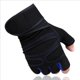 thumbnail image 1 of Guantes de fitness para hombres y mujeres, para deportes, equitación, medio dedo, muñequera fina, transpirables, equipo para mancuernas, entrenamiento, levantamiento de pesas, conducción, 1 of 6