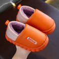 thumbnail image 5 of Baozhu Shoes PU Leather Waterproof Cute Household All-inclusive Heel Children's Cotton Slippers Children's Home Shoes, 5 of 5