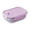 370Ml, variant on Food Containers Set with Lids Airtight - Glass Lunch Bento Boxes - Meal Prep Containers, Microwave, Dishwasher, and Freezer Safe (Pink, 370ml)